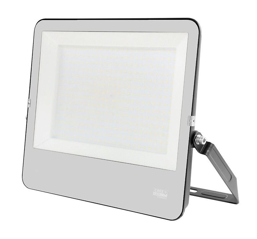 LED Solution Černý LED reflektor 300W 135lm/W Premium s 1m kabelem 238256