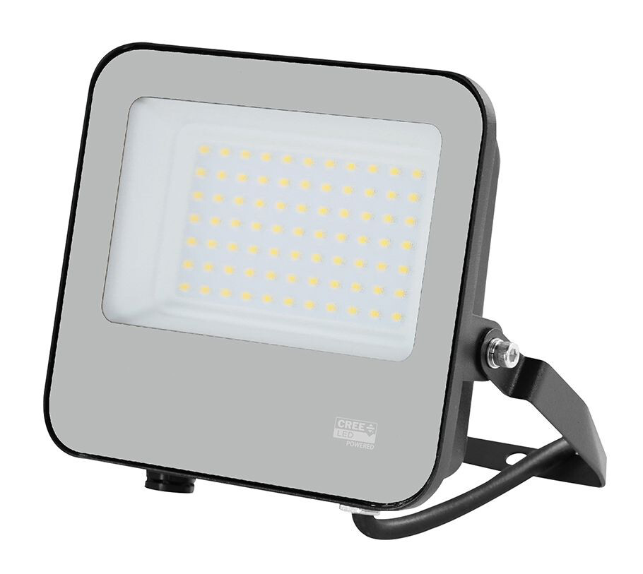 LED Solution Černý LED reflektor 50W 135lm/W Premium Barva světla: Denní bílá 232166