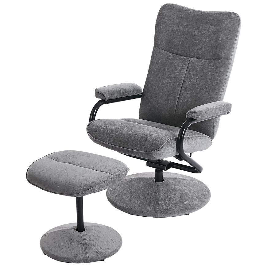 Křeslo Dallas šedá