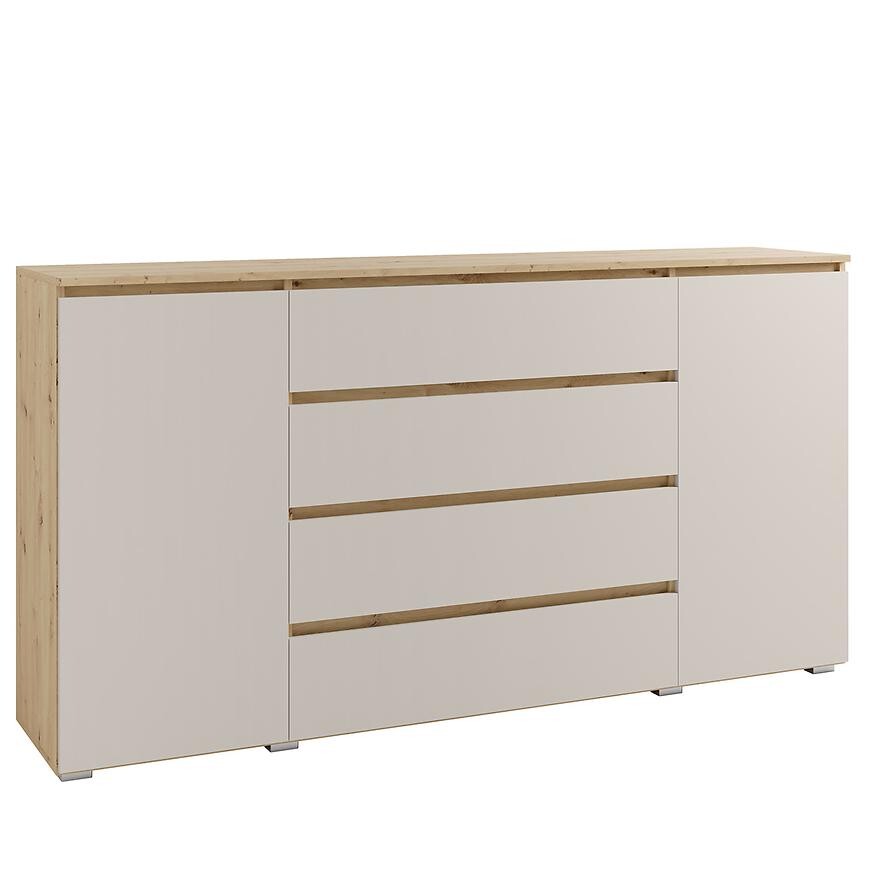 Komoda Cosmo C06 4S2D Dub artisan/kašmír