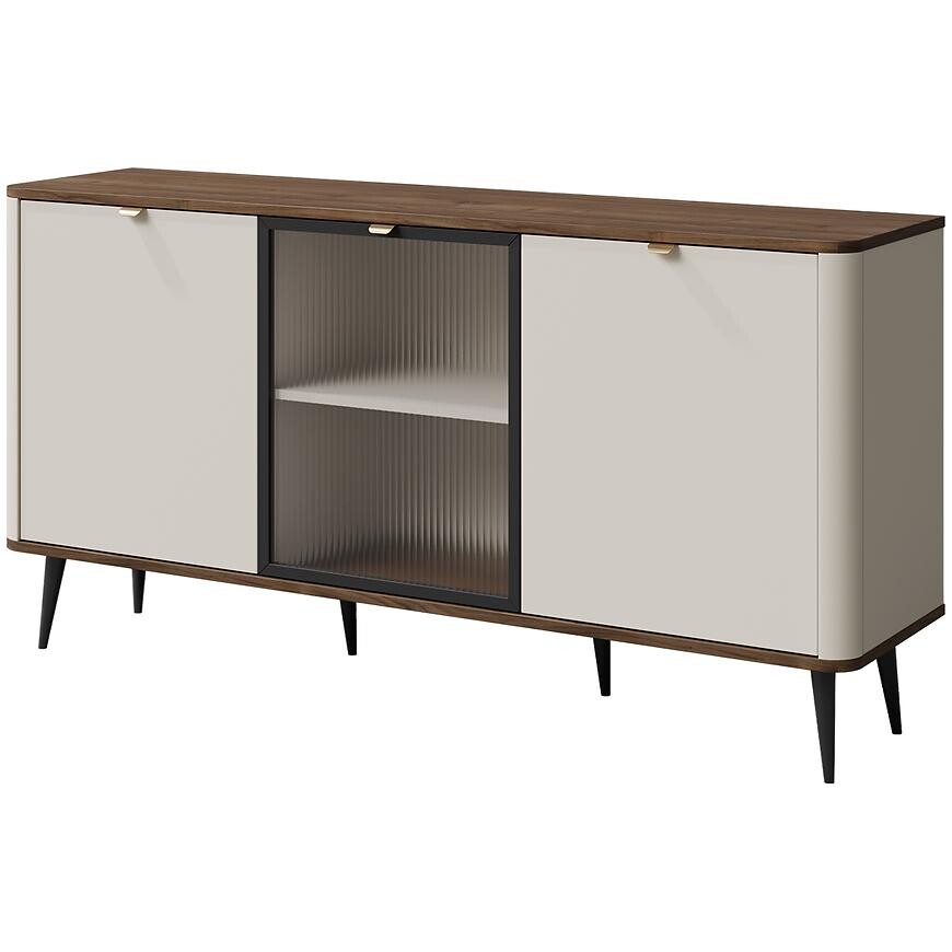 Komoda 160 Marly 7 3d ořech/kašmír