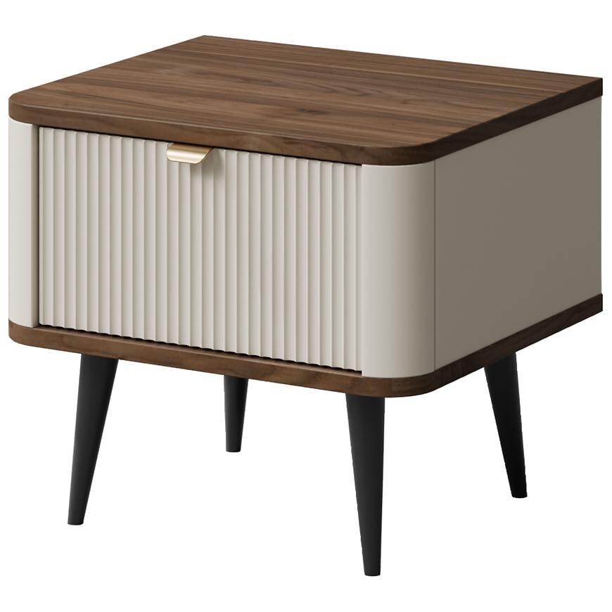 Noční stolek Marly 17 ořech/kašmír