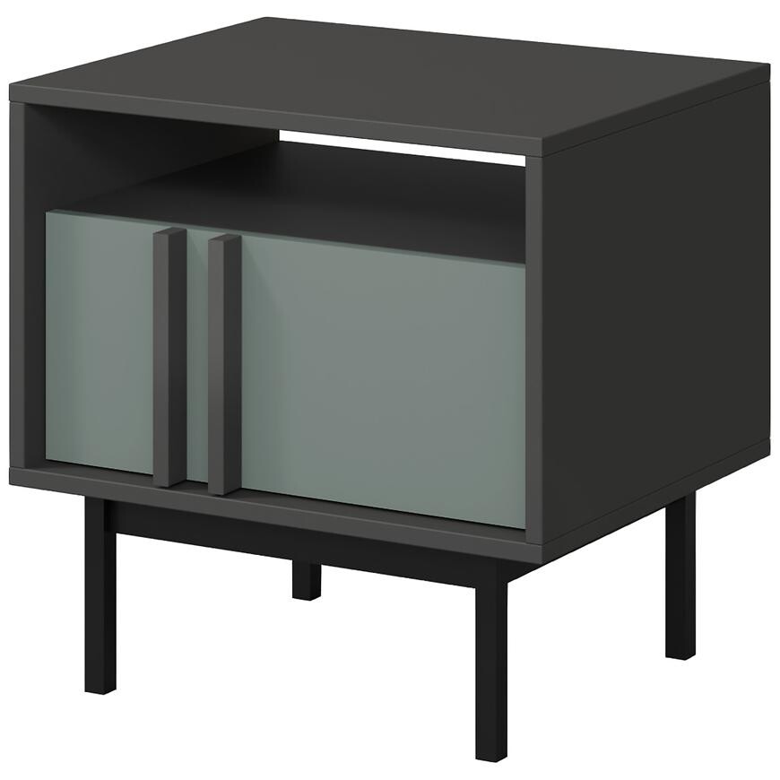 Noční stolek Alsy 13 aloes/antracit