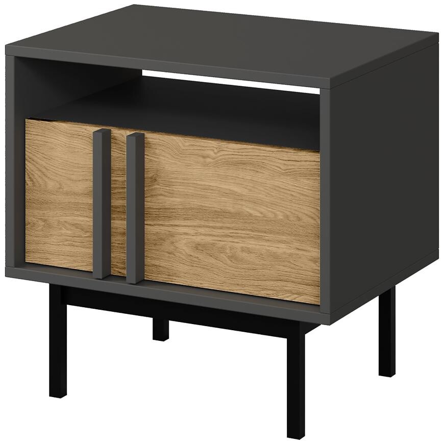 Noční stolek Alsy 13 olejovaný dub/antracit