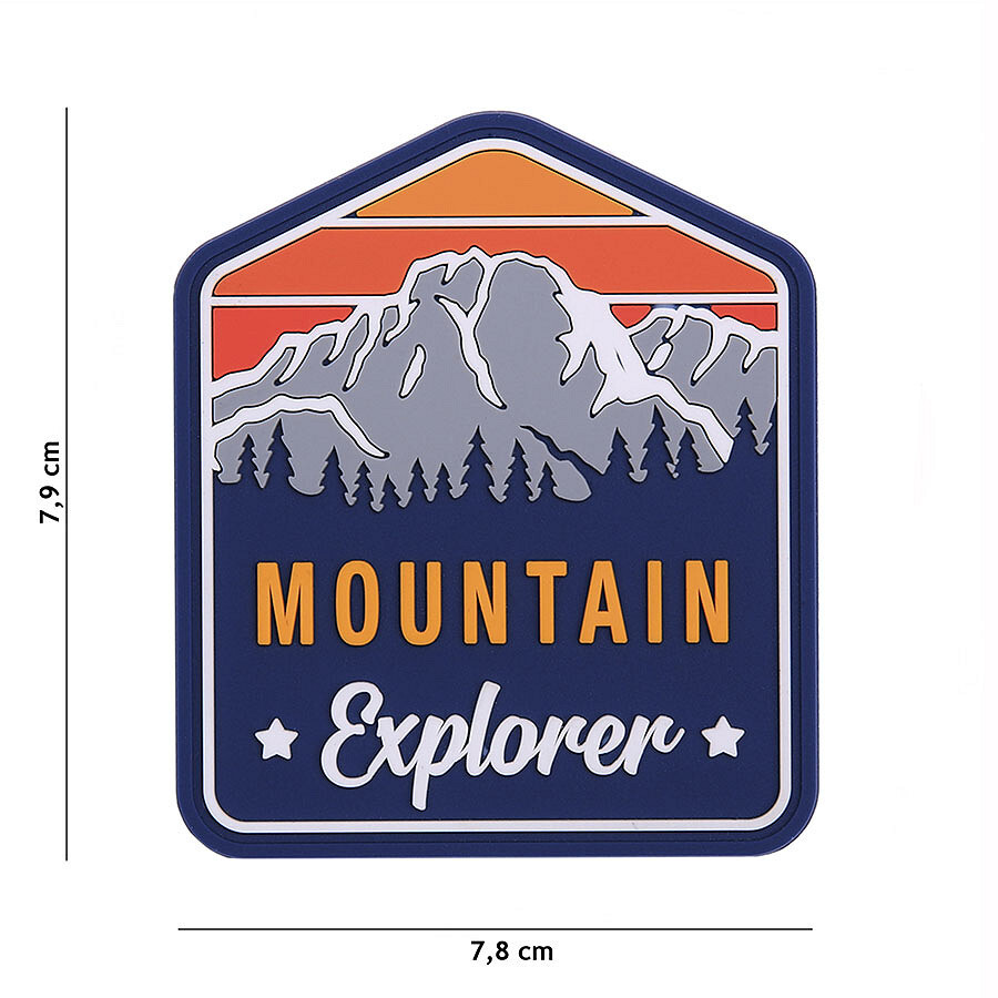 Gumová nášivka Fostex Mountain Explorer - barevná