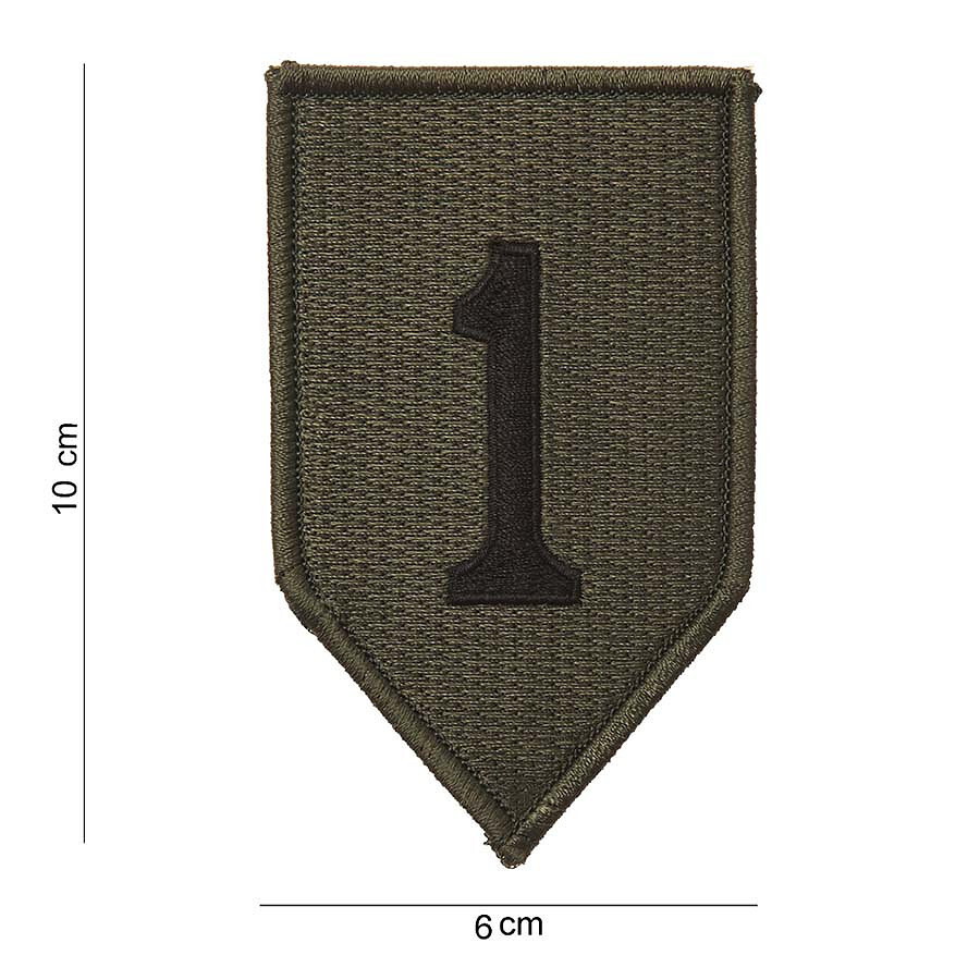 Nášivka textilní Fostex US 1st Infantry Division - olivová