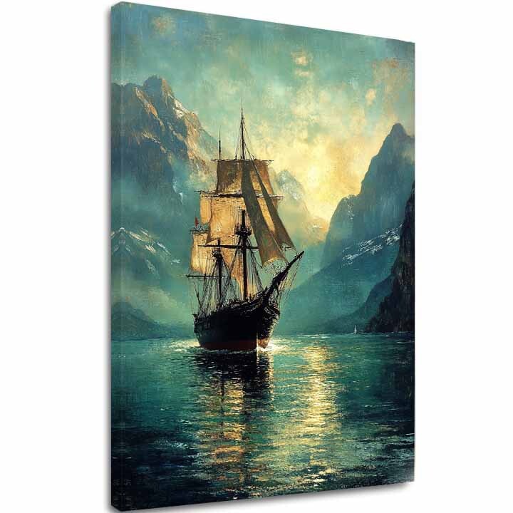 Obraz na plátně Plachetnice - Romantická dekorace