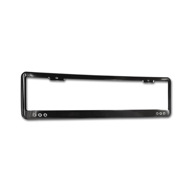 Podložka pod SPZ (nerez, tmavá, matná)