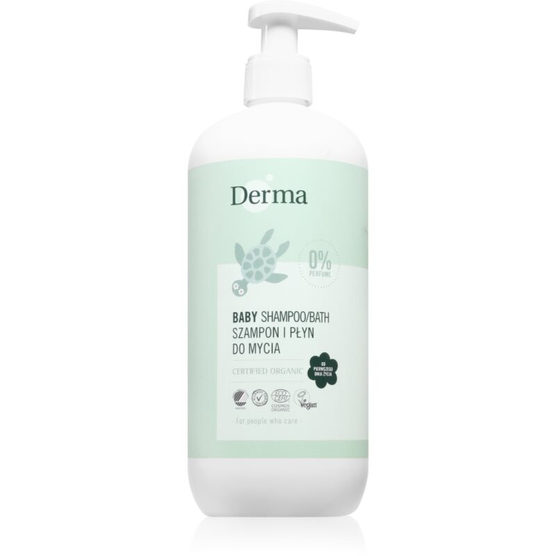 Derma Baby Shampoo/Bath dětský šampon na tělo a vlasy 500 ml
