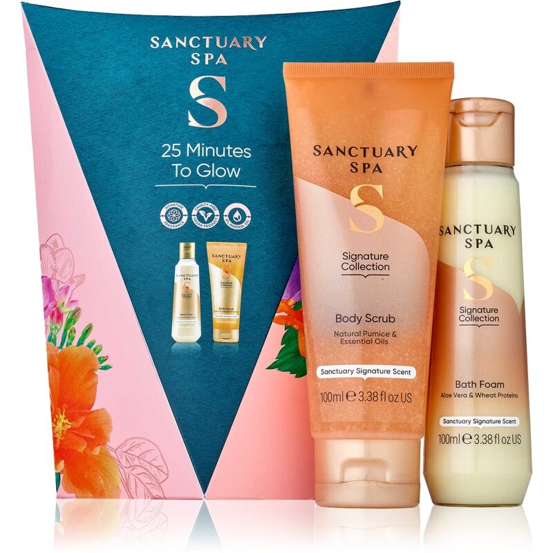 Sanctuary Spa Signature Collection dárková sada do koupele 25 Minutes To Glow