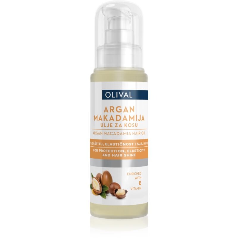Olival Argan and Macadamia arganový olej pro posílení a lesk vlasů 60 ml