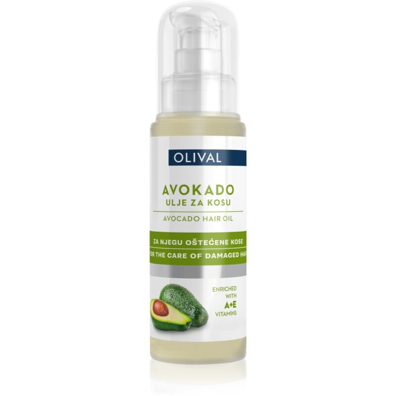 Olival Avocado výživný olej pro poškozené vlasy 60 ml