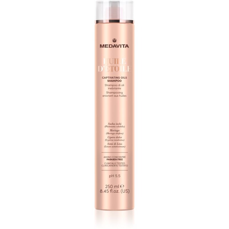 Medavita Huile d'Étolle Captivating Oils Shampoo šampon pro lesk a hebkost vlasů 250 ml
