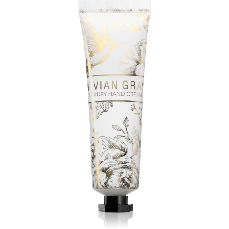 Vivian Gray Velvet Romance pečující krém na ruce vůně Lemon & Green Tea 30 ml