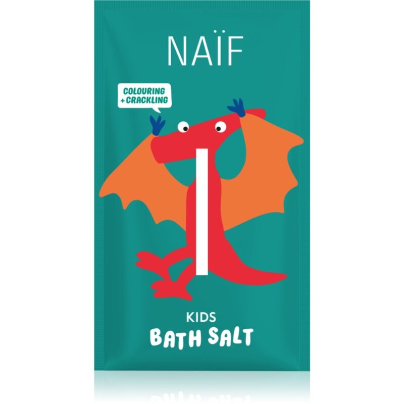 Naif Kids Bath Salt barvicí sůl do koupele pro děti 40 g
