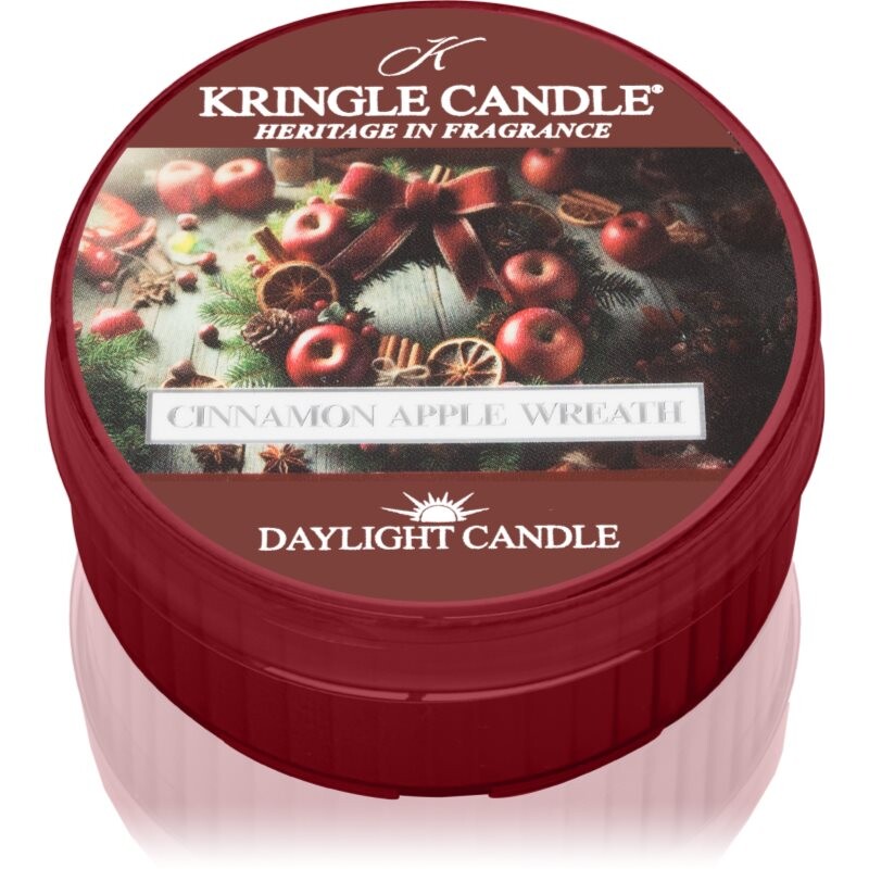 Kringle Candle Cinnamon Apple Wreath čajová svíčka 42 g