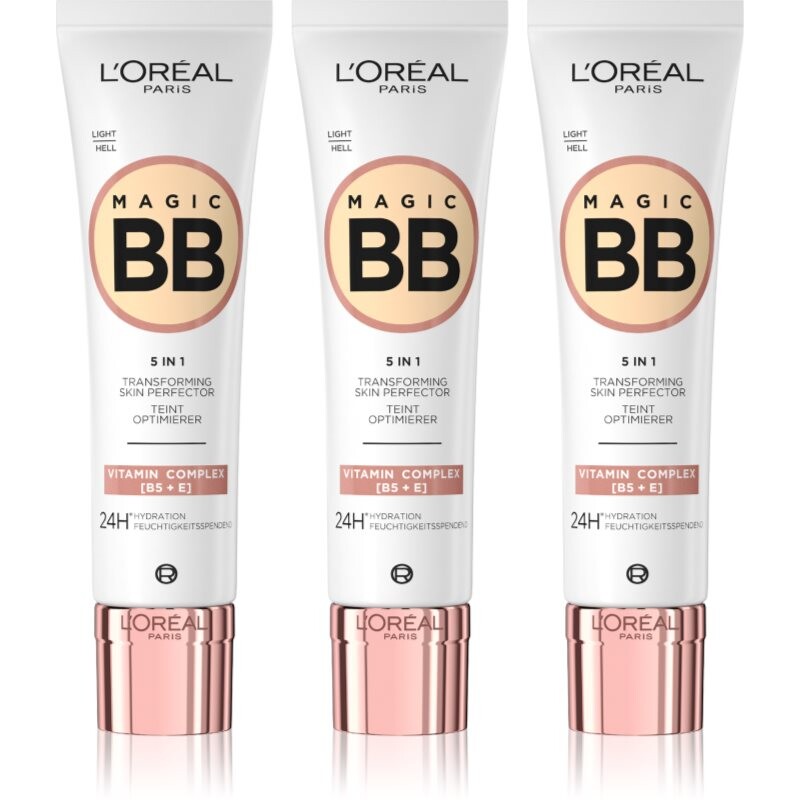 L’Oréal Paris Magic BB BB krém výhodné balení 3 ks