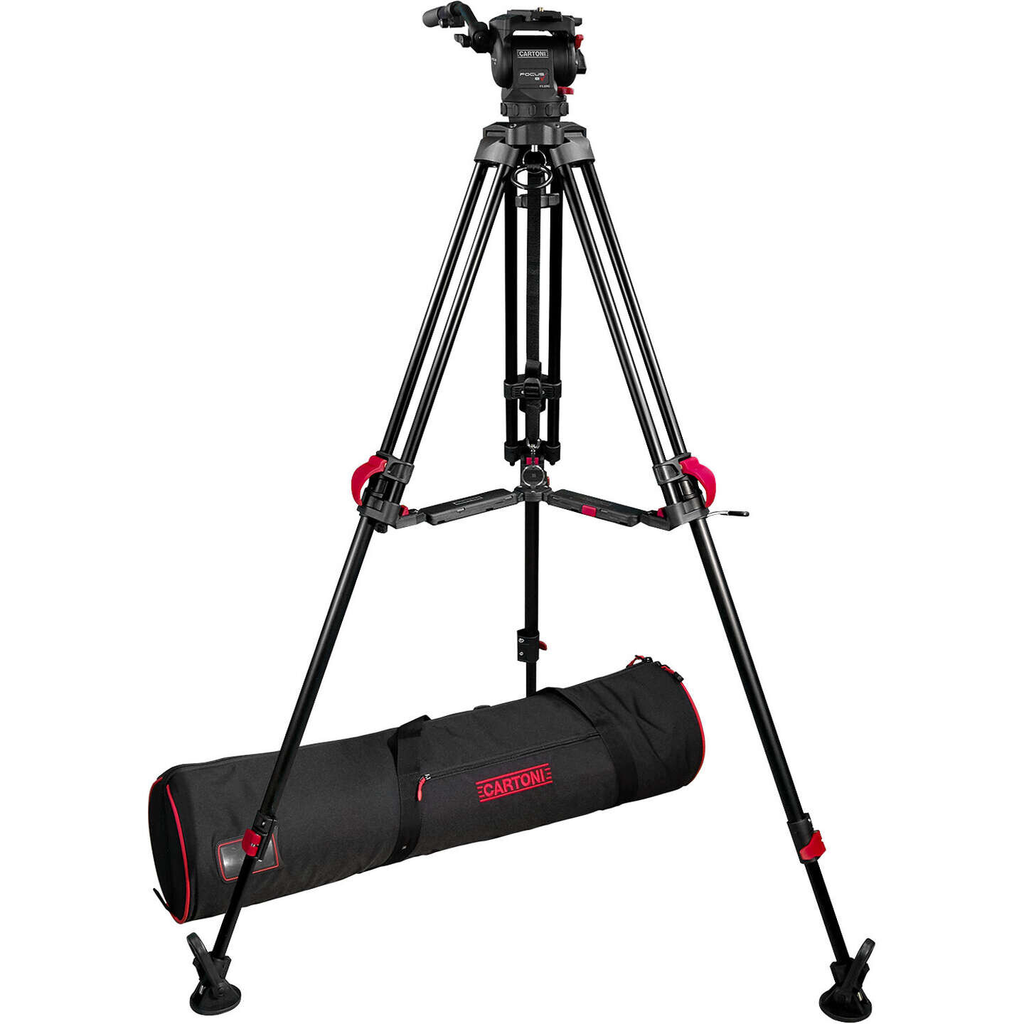 Cartoni Focus 8 Red Lock System MS KF08-RLM
