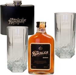 Rum Republica Exclusive 38% 0,2l Sada č.1