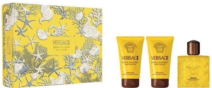 Versace Eros Energy - EDP 50 ml + sprchový gel 50 ml + balzám po holení 50 ml