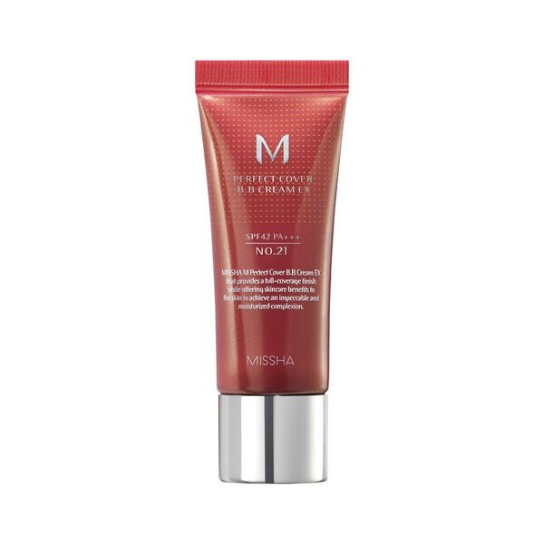 Missha BB krém SPF 42 Perfect Cover (BB Cream Ex) 20 ml 21 Light Beige
