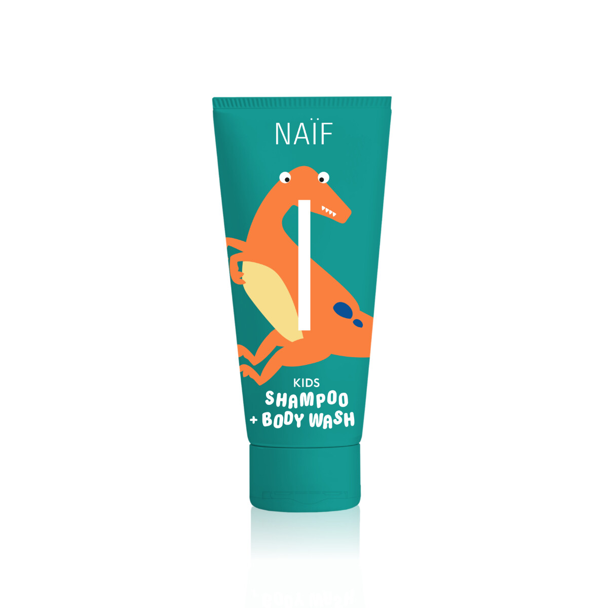 NAÏF Dětský mycí gel a šampon s vůní limetky a černého rybízu (Shampoo & Body Wash) 250 ml