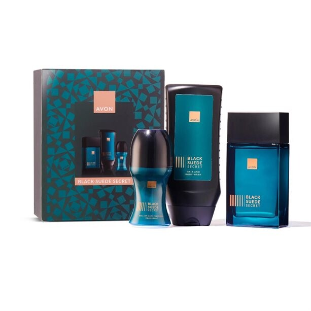 Avon Dárková sada Black Suede Secret