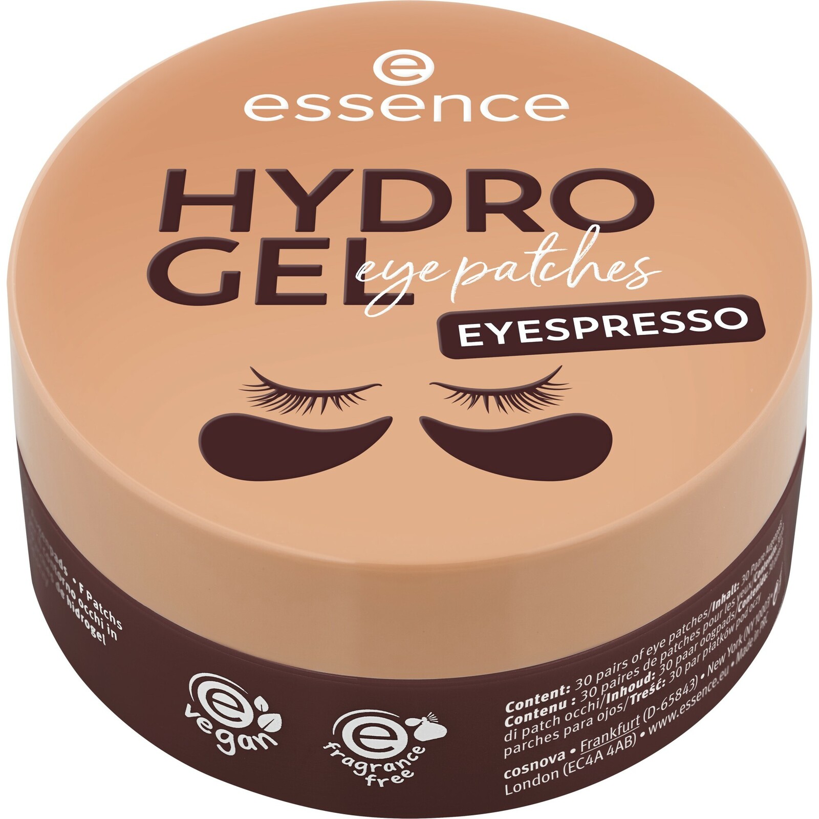 essence Hydrogelové polštářky pod oči Eyespresso (Eye Patches) 30 x 2 ks