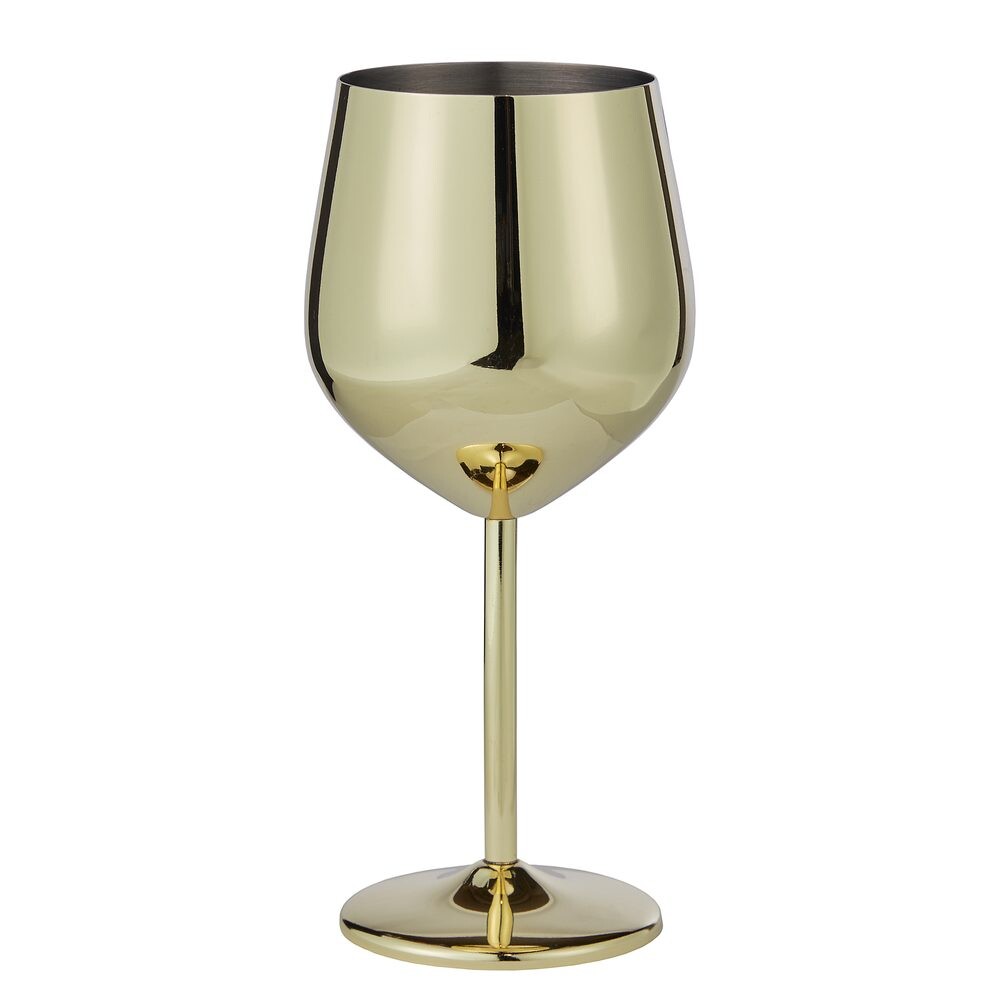 MANHATTAN LOUNGE Pohár na víno 400 ml - zlatá