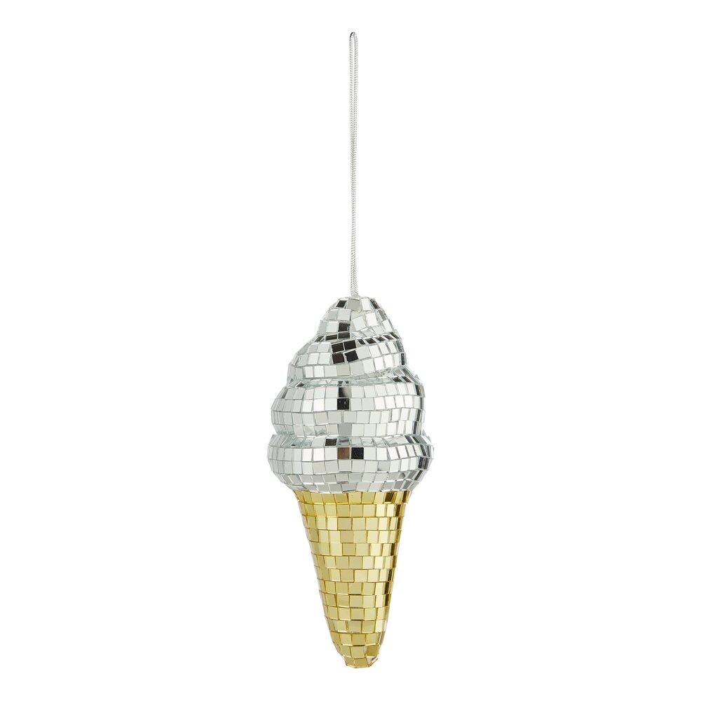 DISCO Zmrzlina 15 cm - stříbrná/zlatá