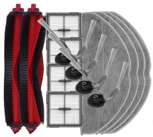 14ks HEPA filtry, kartáče, mopy a kartáčky pro ROBOROCK Q10 PF / Q10 X5 sada