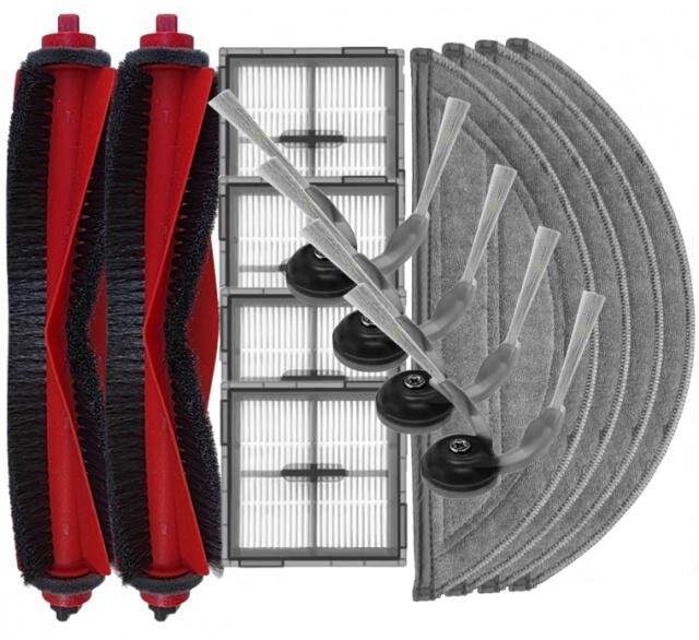 14ks HEPA filtry, kartáče, mopy a kartáčky pro ROBOROCK Q10 S5 / Q10 VF sada
