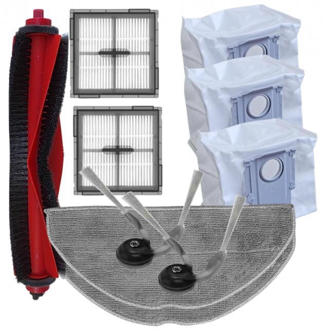 10ks HEPA filtry, kartáče, mopy, sáčky pro ROBOROCK Q10 PF / Q10 X5 Plus sada