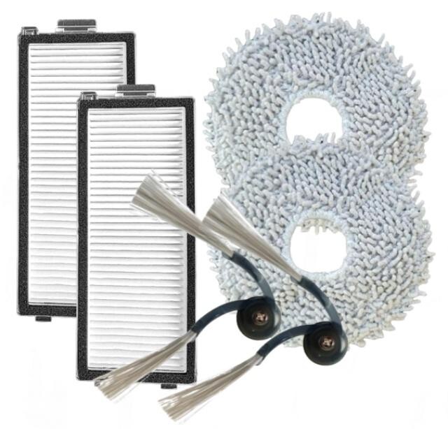 Kartáče, HEPA filtry a mopy k vysavači ROBOROCK Saros Z70 Silver 6ks sada