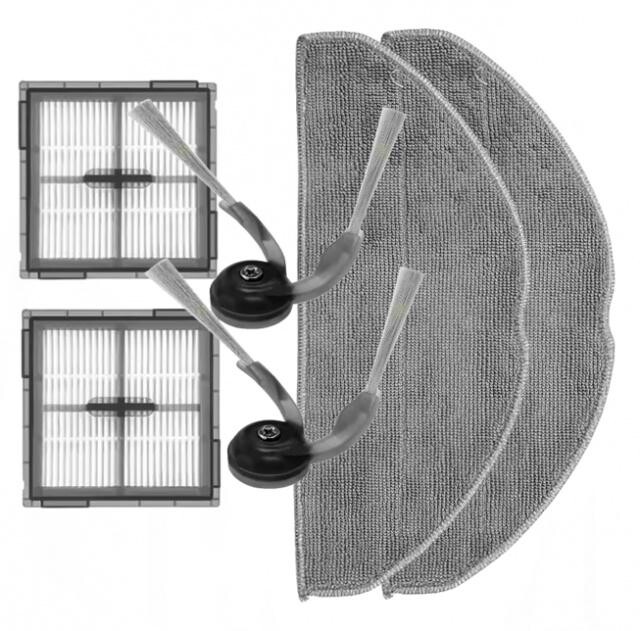 HEPA filtry, kartáčky a mopy pro ROBOROCK Q10 P+ 6ks sada