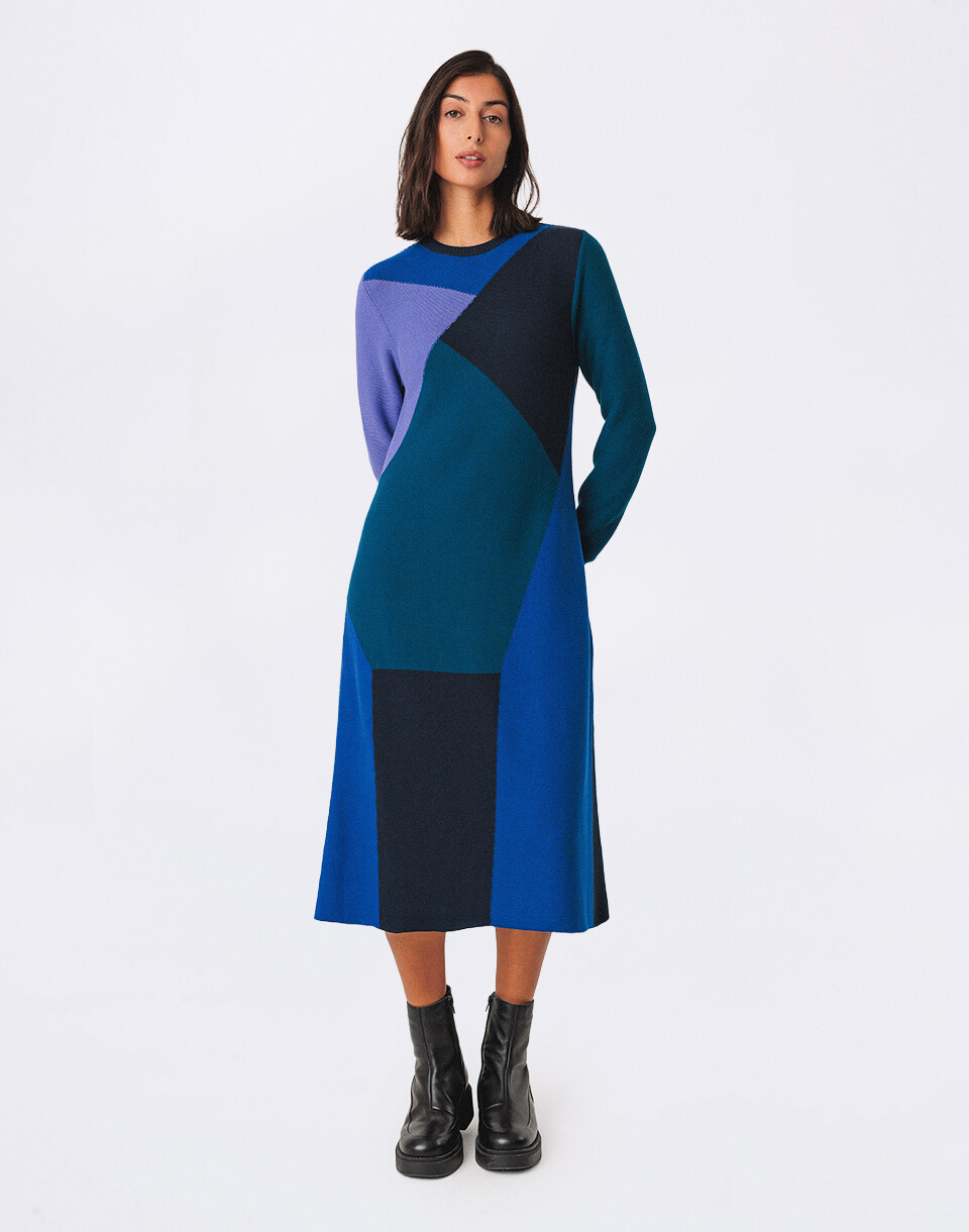 SKFK Bedia Dress F251B6 MULTICOLOUR 36