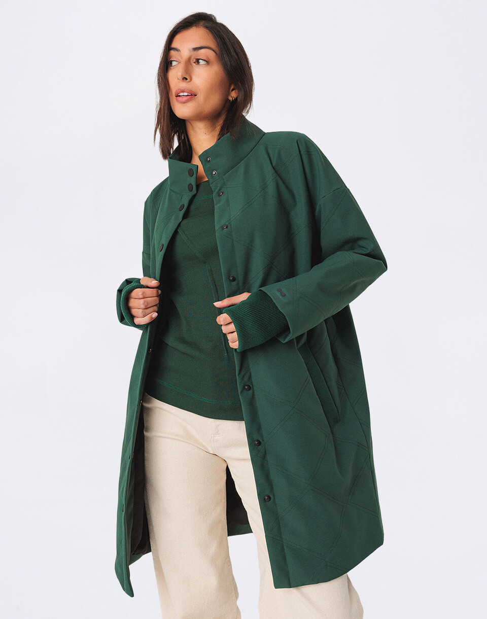 SKFK Brigita Cout F25G9 DARK GREEN 36