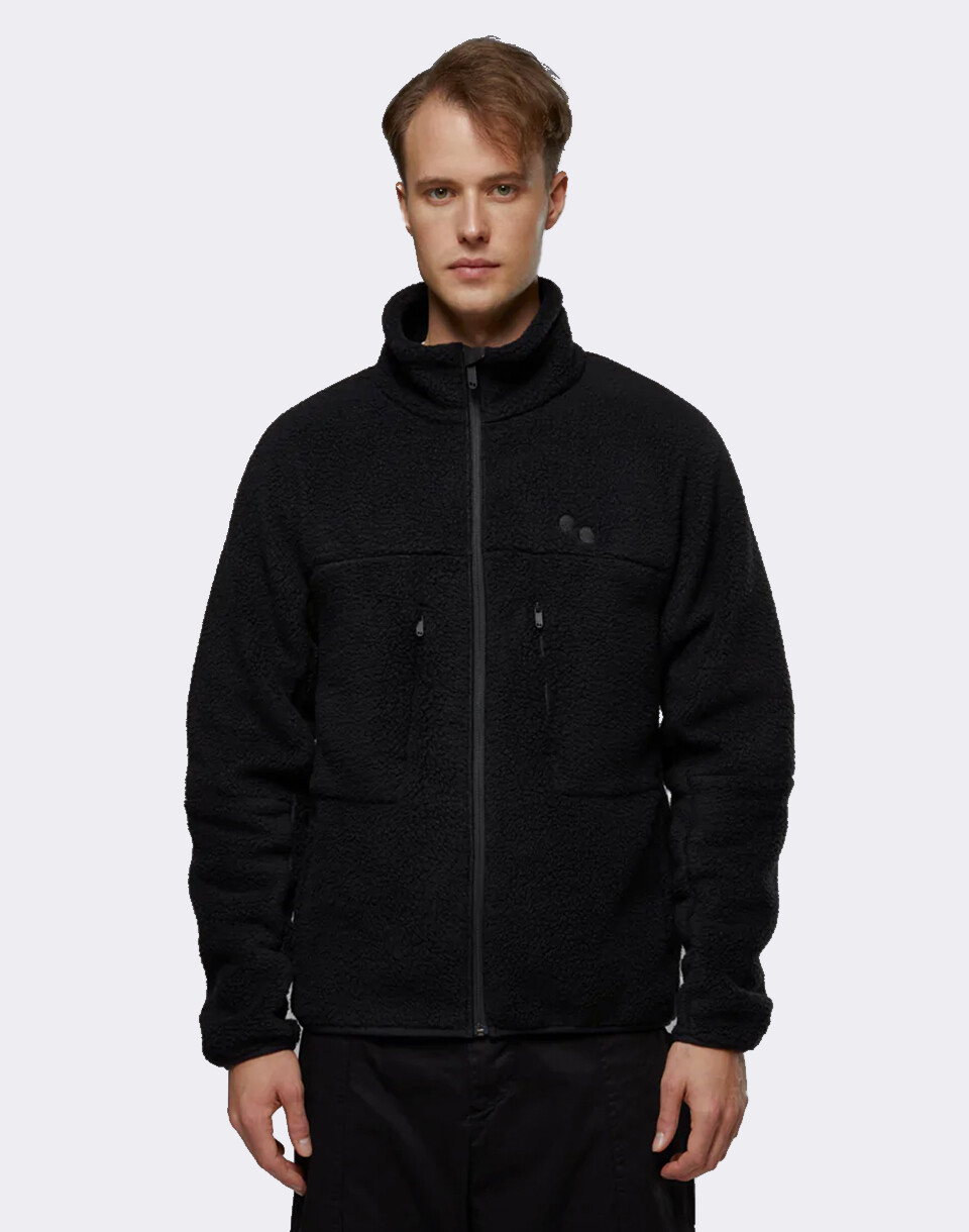 pinqponq Fleece Jacket Peat Black S
