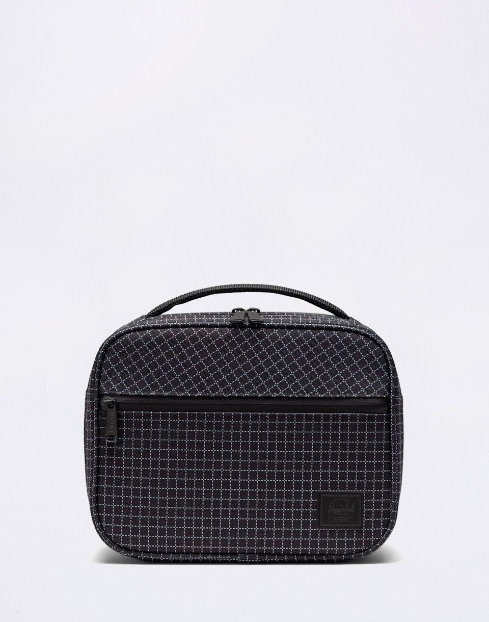 Herschel Supply Pop Quiz Lunch Box Grid - Black