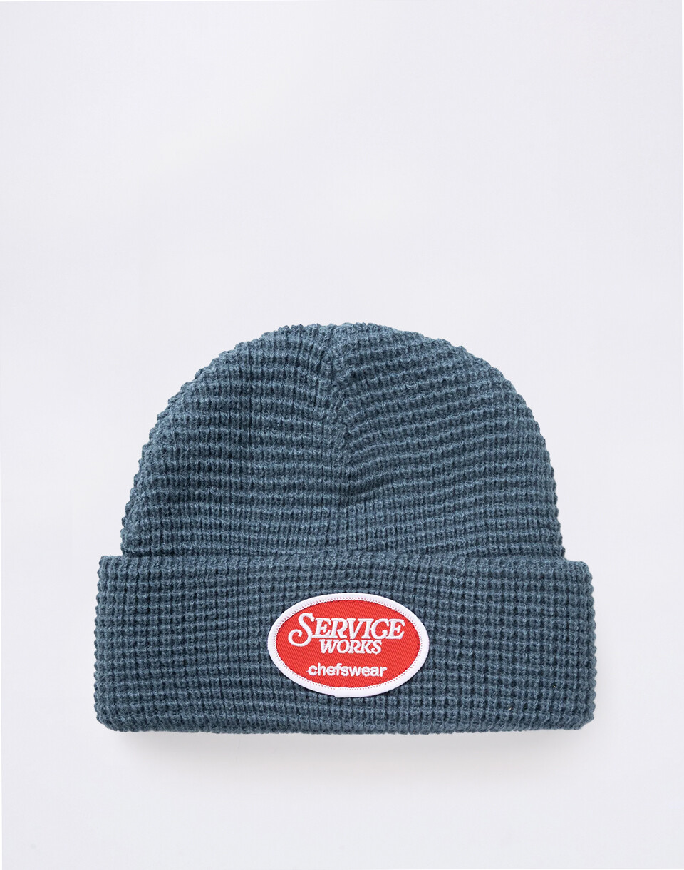 Service Works Waffle Patch Beanie TEAL