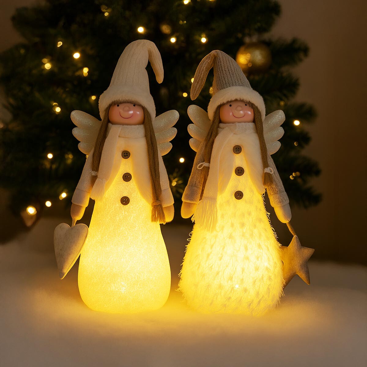 PM Euro Trading LED Anděl s hvězdou