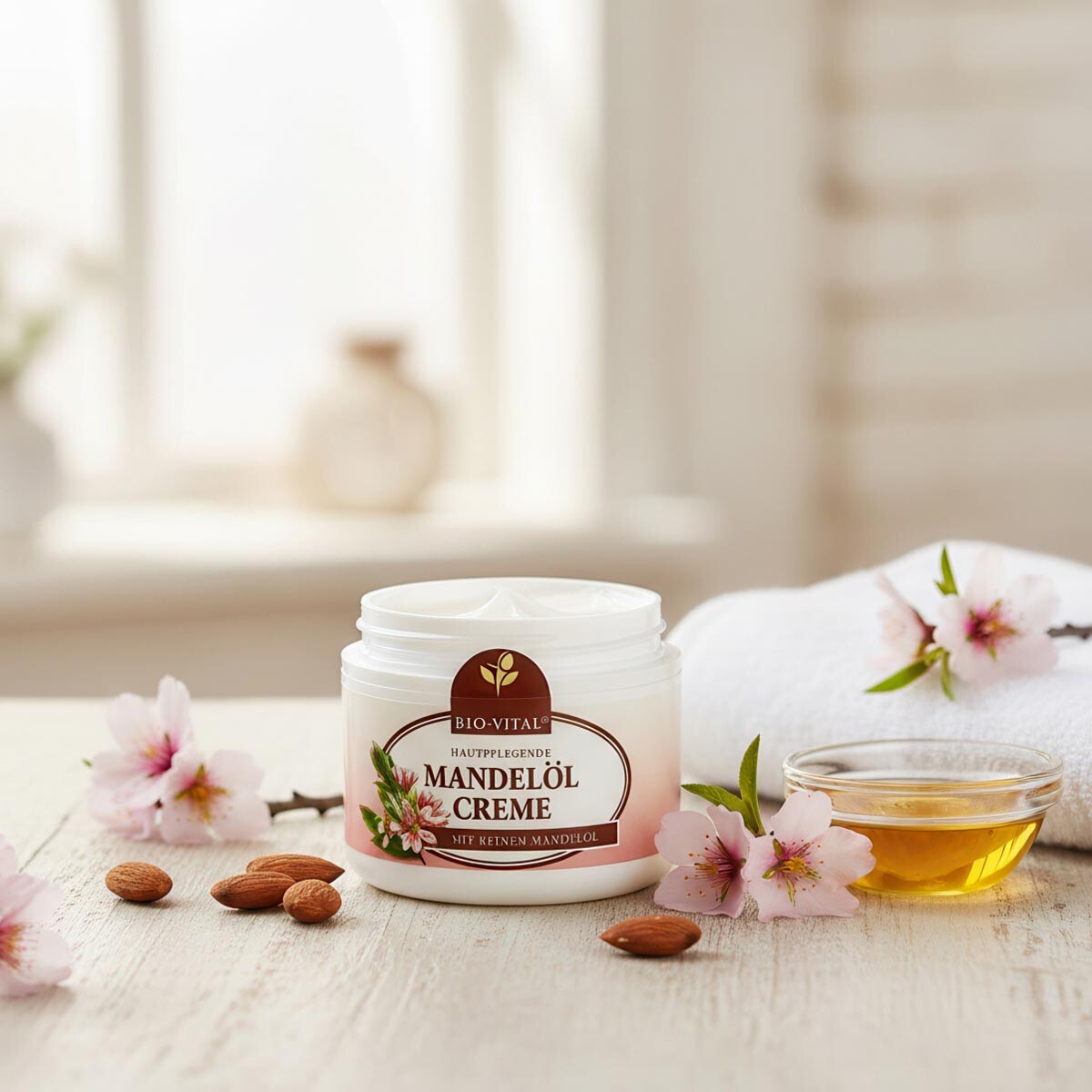 Krém s mandlovým olejem, 125 ml