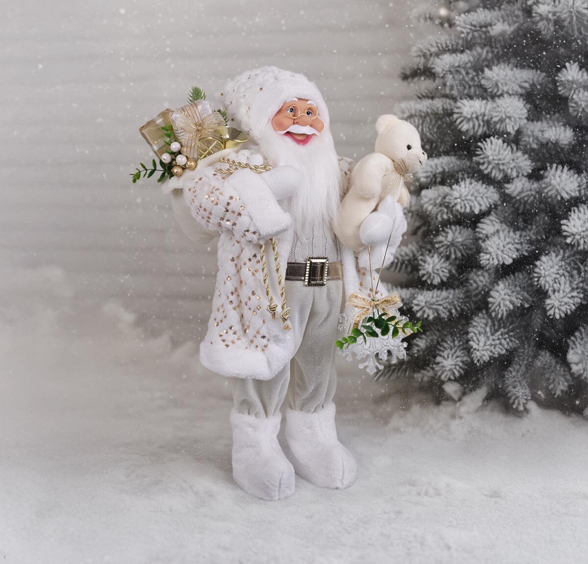 Zimní muž v bílém, 60 cm