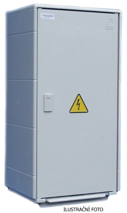 DCK ER212/NVP7P 63A QM rozvaděč elektroměrový určený pro ČEZ s HDO do zdi