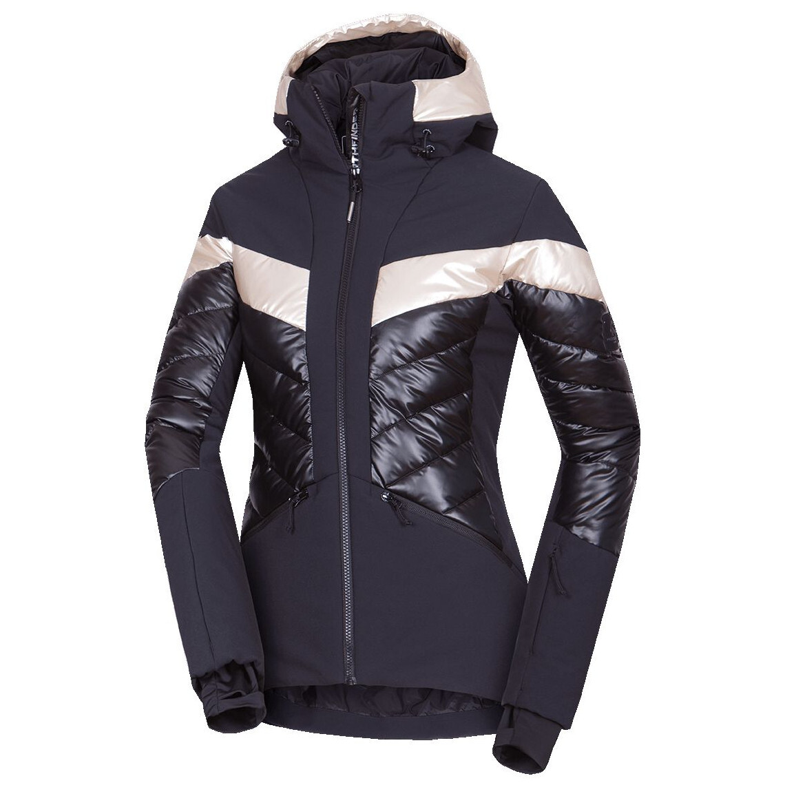 Dámská lyžařská bunda Northfinder Abigale Velikost: L / Barva: černá