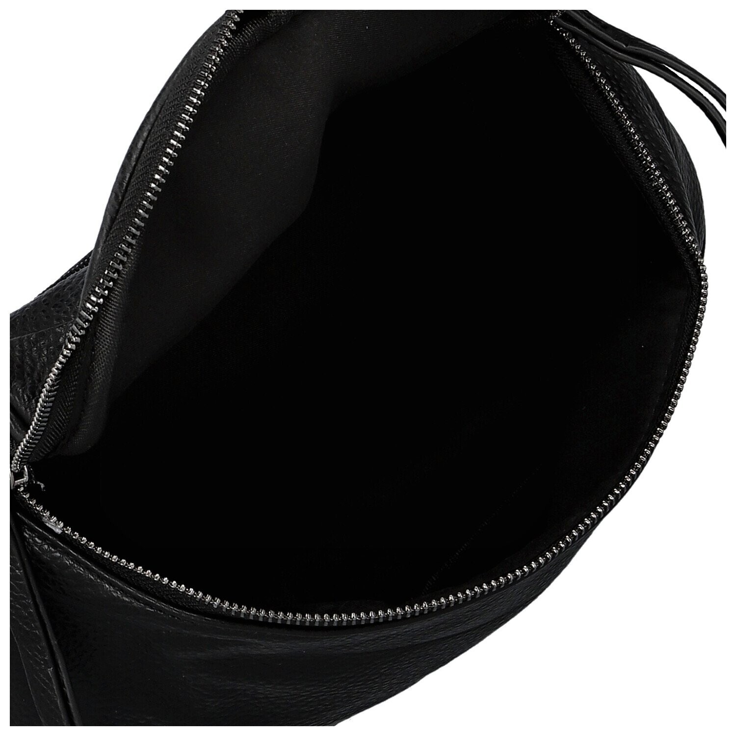 Stylová dámská koženková kabelko-ledvinka Ergitta Newa, černá