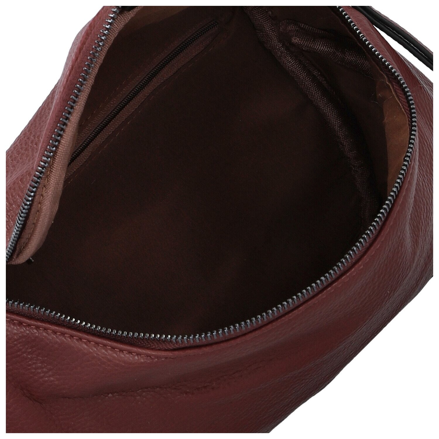 Stylová dámská koženková kabelko-ledvinka Ergitta Newa, vínová