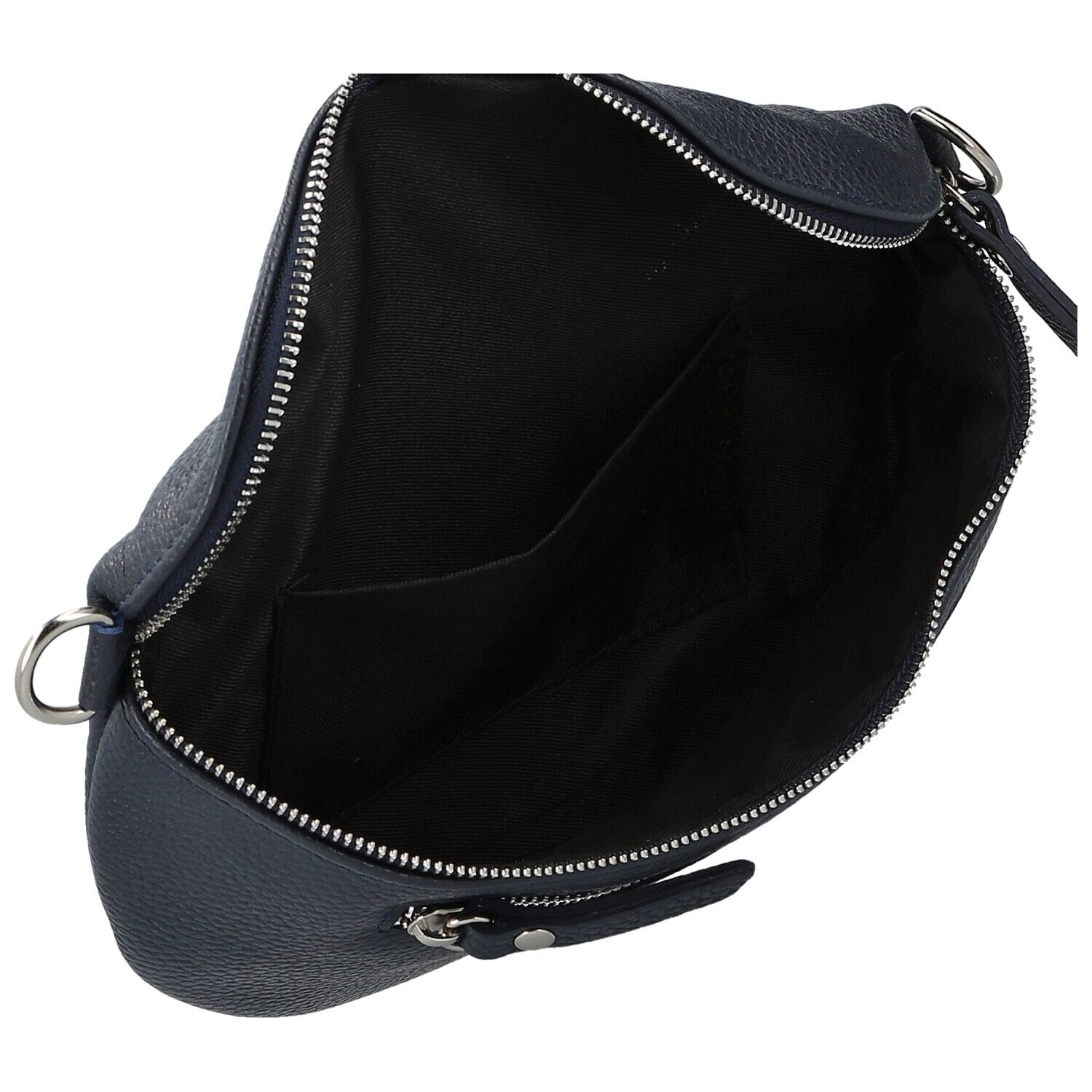 Trendy dámská kožená kabelko-ledvinka Arwel, tmavě modrá