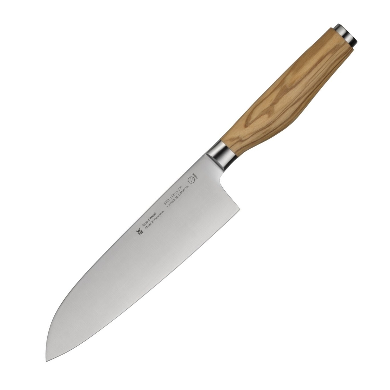 Santoku nůž GRAND WOOD 18 cm, hnědá, WMF