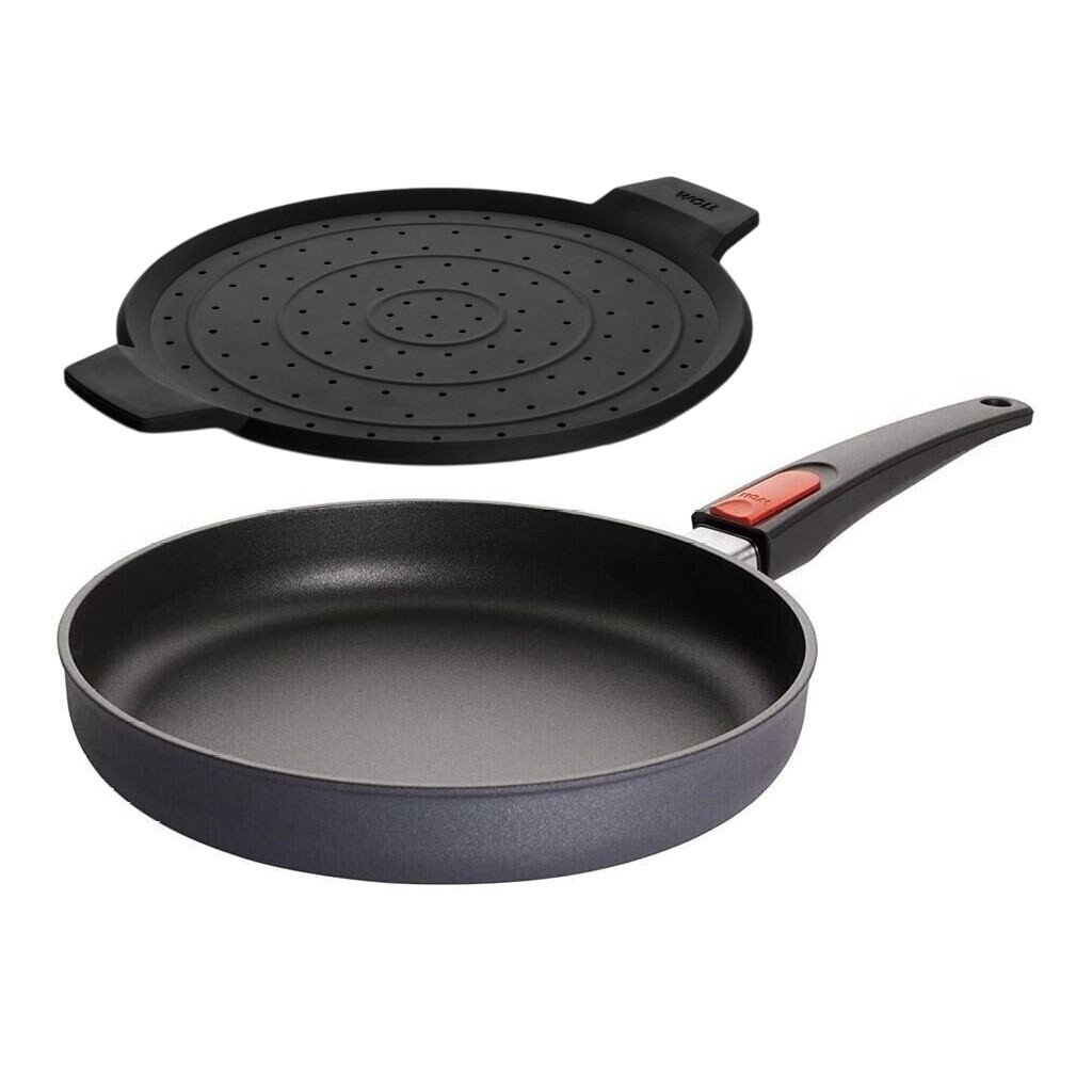 Univerzální pánev DIAMOND LITE 26 cm, s krytem proti stříkání, WOLL